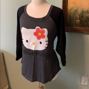 Torrid Hello Kitty Baseball Tee Sz 1x